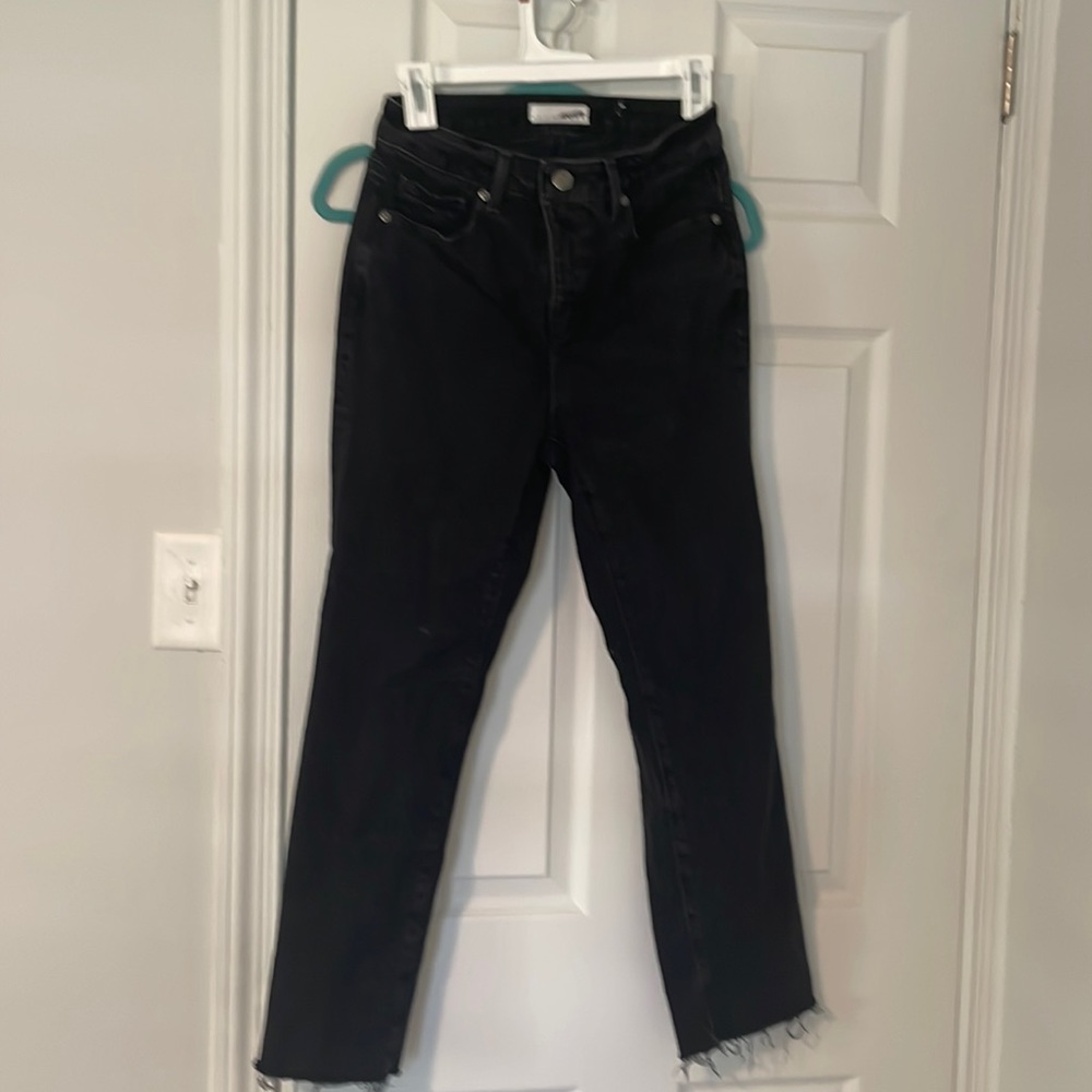 Loft Curvy High Waist Straight Crop